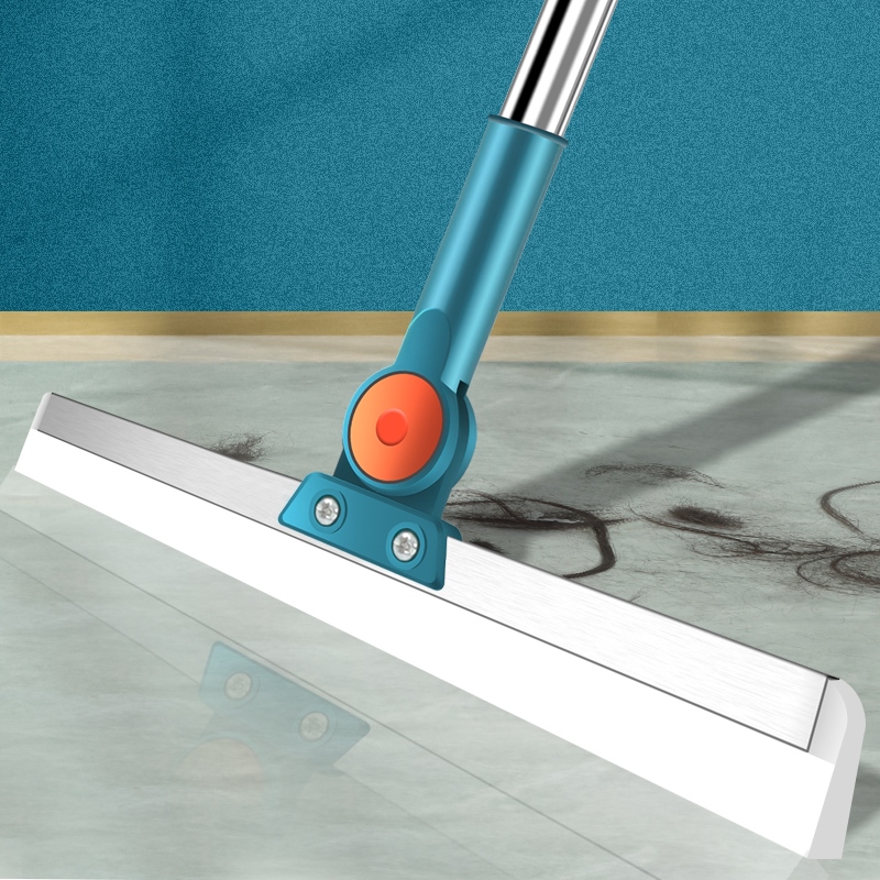 Scratch the bathroom floors tow the silicone magic sweeps th