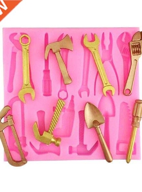 3D Tool Hammer Plier Spanner Fondant Mold Silicone Mould