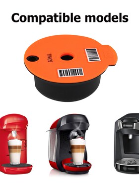 Reusable Plastic Coffee Capsule Cup Refillable Filter Basket
