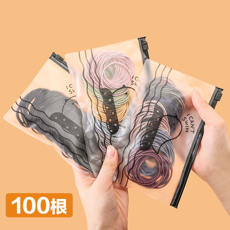 He's got a hair-coated rubber band, a little girl with a hig