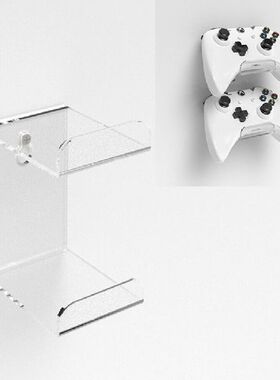 Wall Mounted Acrylic Headset Stand Hanger Game Controller