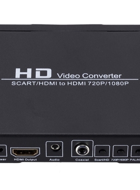 Professional SCART/HDMI To HDMI Converter 720P 1080P HD Vid
