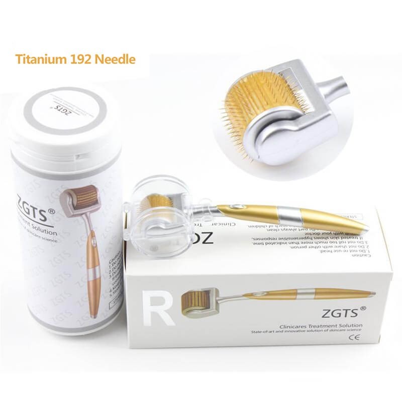 Professional 192 needles titanium ZGTS derma roller for fac