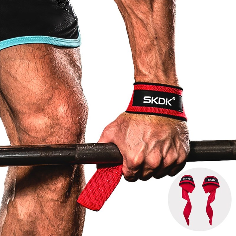 SKDK 1Pair Weightlifting Hand Belt Anti-Slip Sport Fitness W