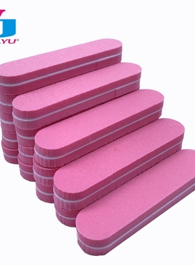 60Pcs/lot Mini Sandpaper Nail File Buffer Grit 100/180 Salo