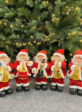 Santa Claus Dancing Singing Climbing Doll Battery Powered