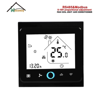 thermostat fan coil unit cooling MODBUS RS485 heating