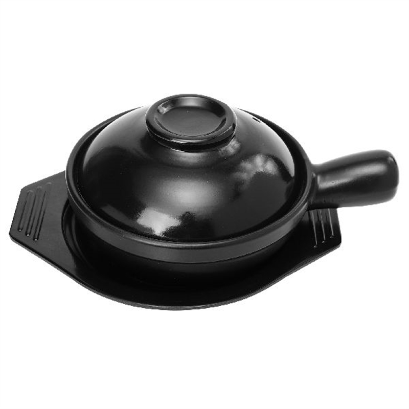 1 Set Cooking Pot Ceramic Casserole Soup Cooking Pot