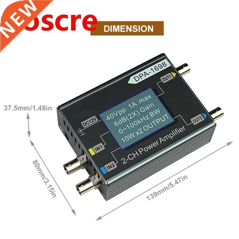 High Power 2-Channel DDS Function Signal Generator 0-100KHz