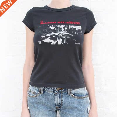 Vintage Classic Rock Graphic T Shirt Women Summer Round Neck