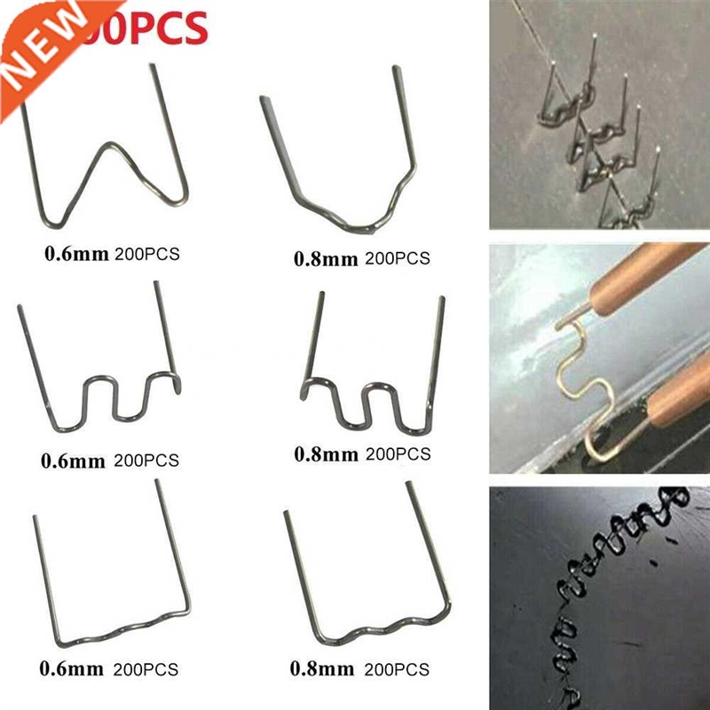 1200Pcs Hot Stapler Plastic Repair Pre Cut Wave Staples Plas