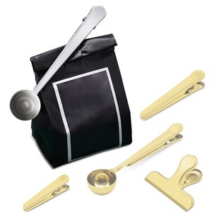 Coffee Scoop Clip Sealing Bag Clip for Tea Instant Drinks Ta