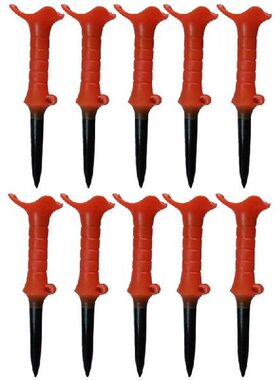 10Pcs Golf Tees Holder Ball Nail Sporting Training Aids Tee