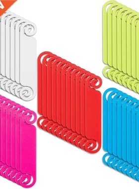 50Pcs Cable Tags Cable Management Tags Multicolor Cable Labe