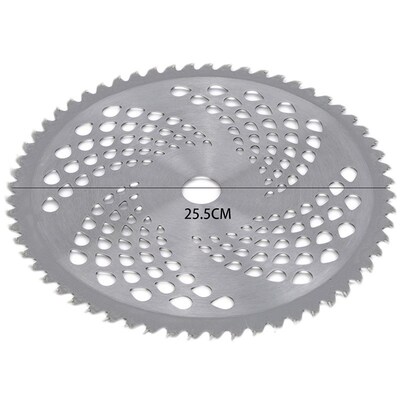 80/60 Teeth Stainless Steel Grass Trimmer Head Rounded Edge