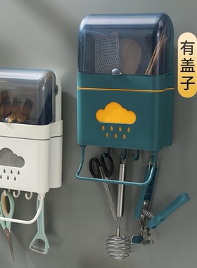A new ketchup bowl in a kitchen with dust-proof cages on the