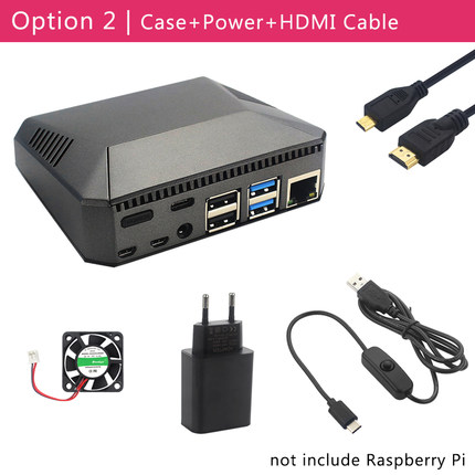 Argon One Raspberry Pi 4 Model B Case Aluminum Metal ABS She