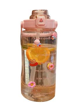 64 Oz Water Bottle Motivational Water Bottles BPA Free 2 L