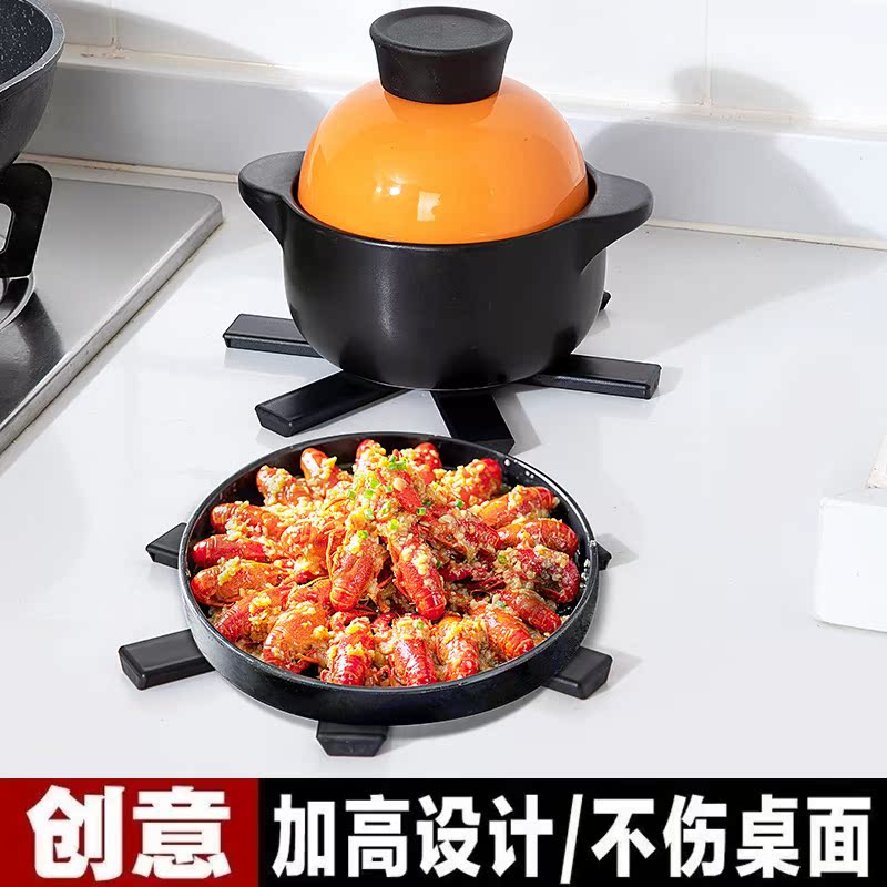 Heat insulation table folds hot-basket insulation table for