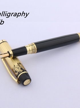 HERO 901 calligraphy fountain pen fine Fluent writing black