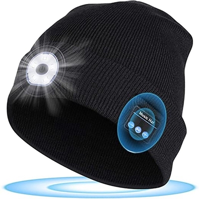 Bluetooth LED Hat Wireless Smart Cap Headset Headpho