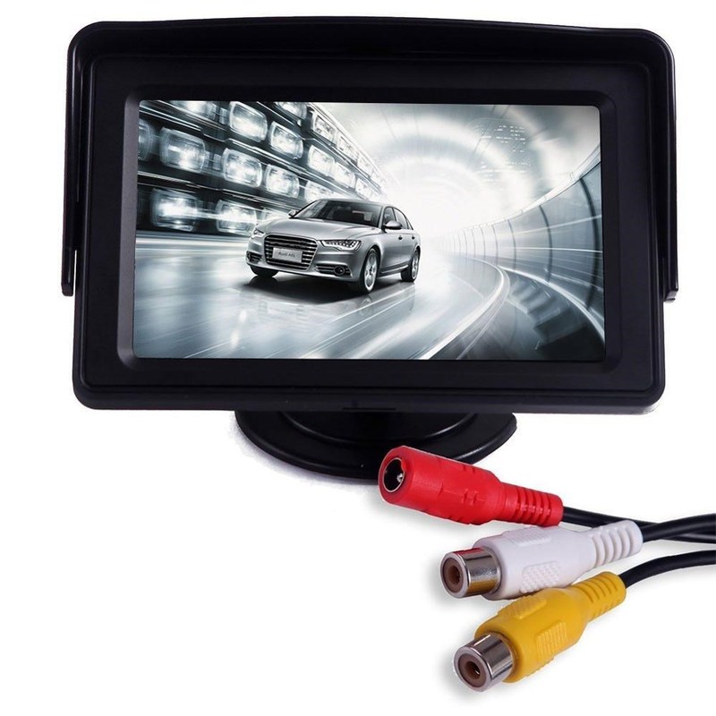 4.3inch Color Display Mini Car Rear View Screen car mirror