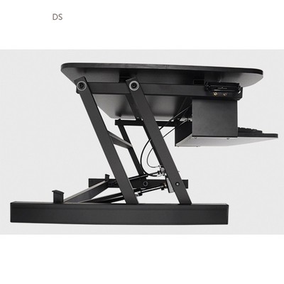 Easyp Computer Desk with Handle Sit Stand Desk Riser Foldabl