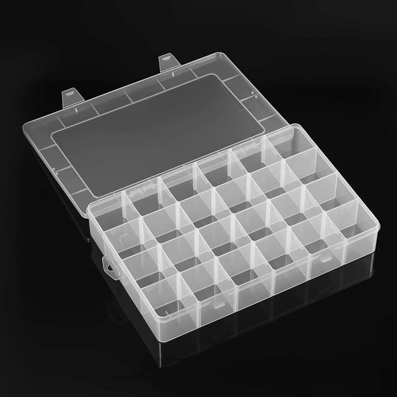 1824 Grds Tools Box Adjustable Storage Contaners Jewelry