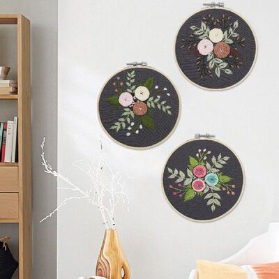 DIY Sulaman Bunga Pekerjaan Tangan Menjahit untuk Pemula