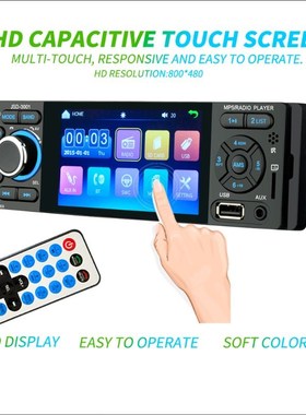 2020 New Car Radio 1din 4inch touch screen Autoradio Bluetoo