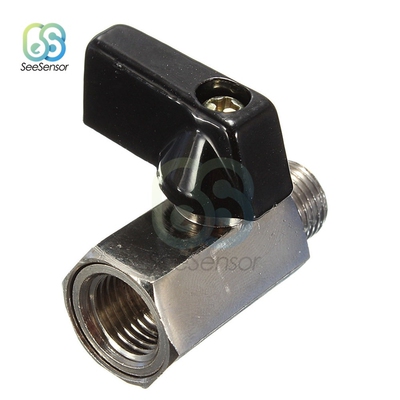 1/4 BSP Mini Brass Ball Valve Male To Female Air Compress