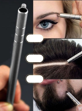 Hairstyle Engraved Pen+10Pcs Blades Professional Hair Trimme