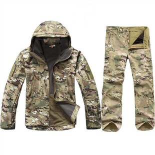 TAD Gear Tactical Softshell Camouflage Jacket Set Men Army W