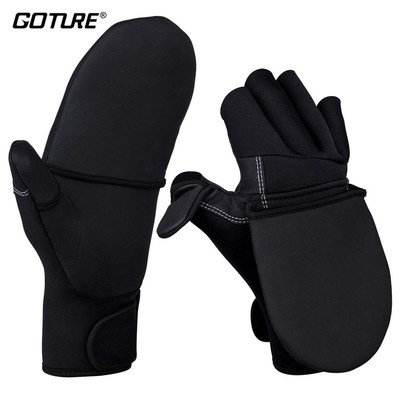 Goture New Flip Design Gloves Full/Half Finger Durable Anti