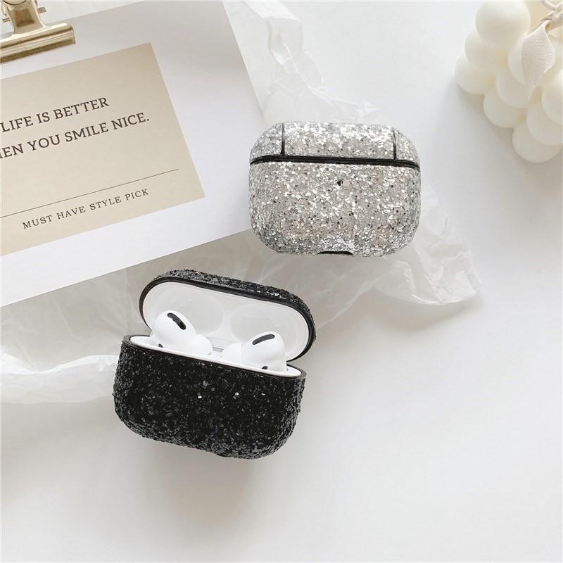 hot cute bling glitter sequins hard bluetooth wireless char