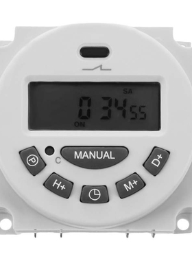 DC 12V LCD Programmable Timer Relay Time of Weekly Programma