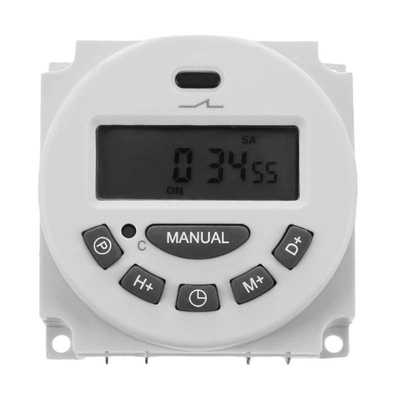 DC 12V LCD Programmable Timer Relay Time of Weekly Programma