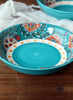 Creative Rural ceramics Deep dish Underglaze color