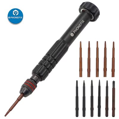 PHONEFIX 12pcs Screwdriver Bits Precision Screwdriver Set Op