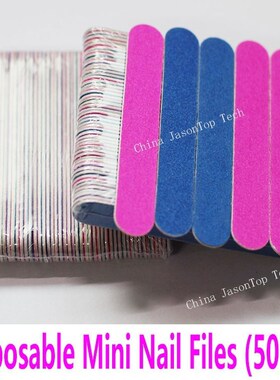 50pcs Nail Files Disposable Double sided Nail Art Tools Arti
