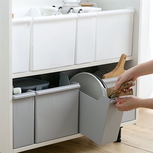 Home closets are filled with baskets of multifunctional kitc