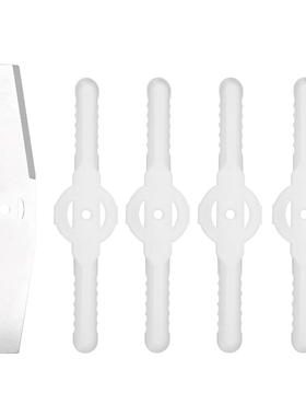 5-Piece Lawn Mower Blade Set 1Metal Blade 4 PCS Plastic Blad