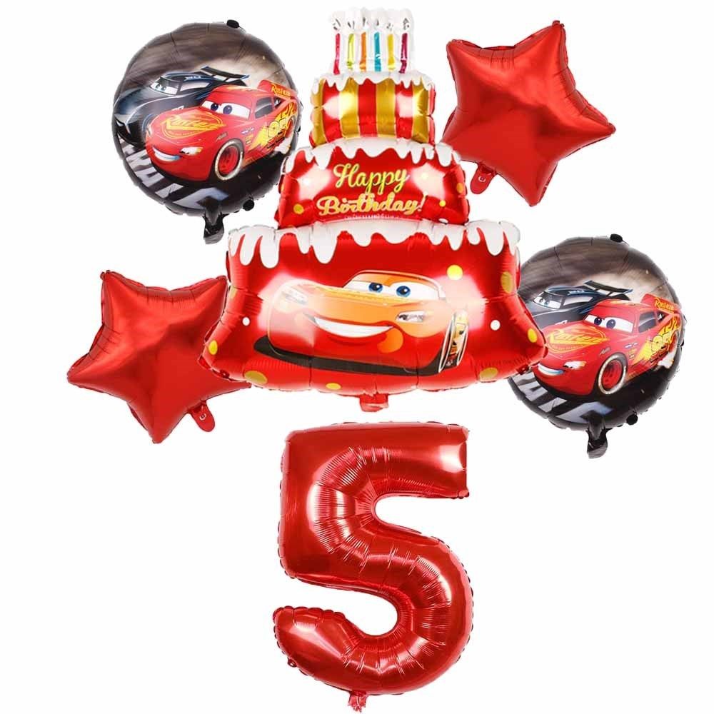 1 set disney cars lightning mcqueen 32 inch number aluminum