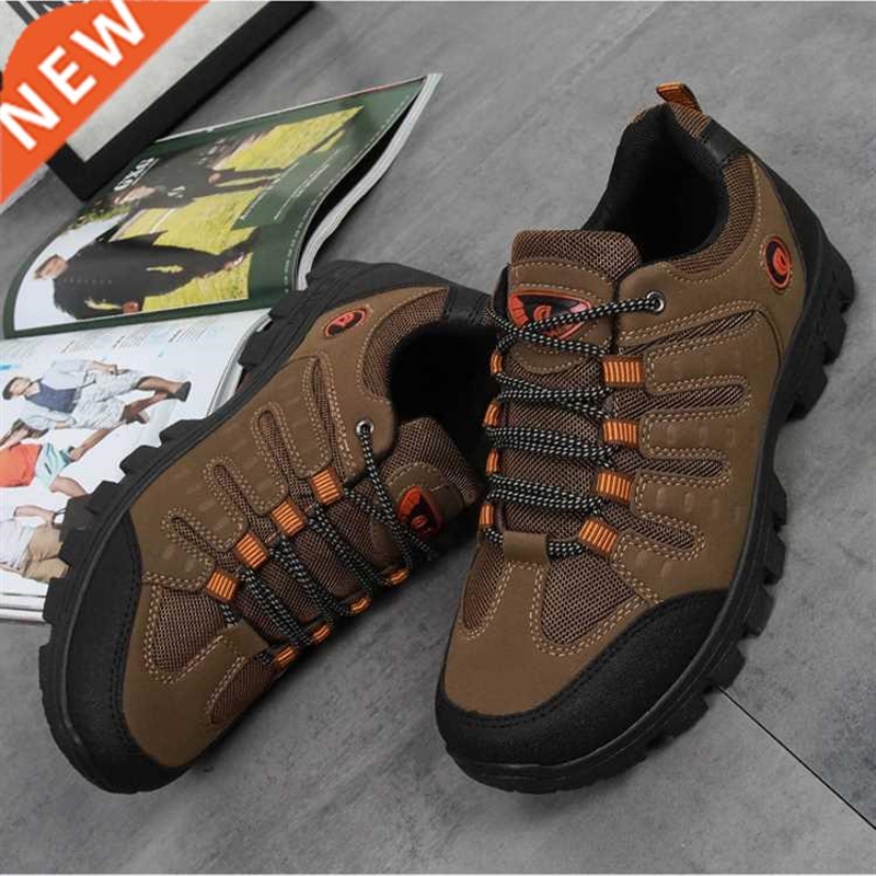 Outdoor Men Sneakers Plus Velvet Hiking Shoes Autumn Winter