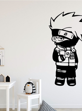 Cartoon Naruto Kakashi Wall Decal Art Vinyl Stickers For Ho