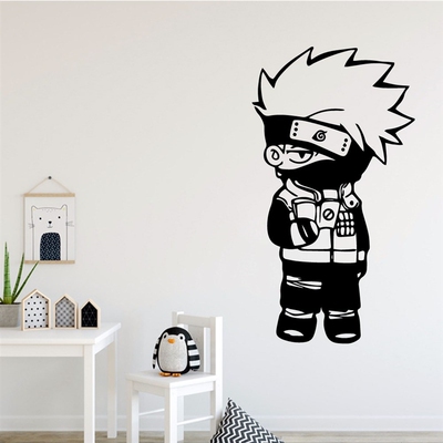 Cartoon Naruto Kakashi Wall Decal Art Vinyl Stickers For Ho