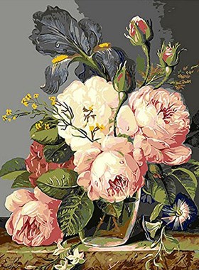 DIY Unframed Digital Oil Painting By Numbers Handwork Gift