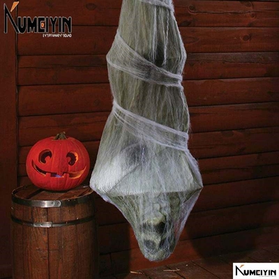 -Halloween 18 m mummy hangs ghost haunted house layout props