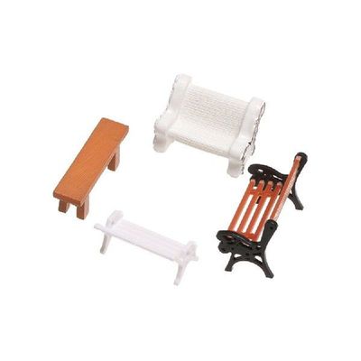 Plastic Chair Figurines Mini Resin Crafts Fairy Garden
