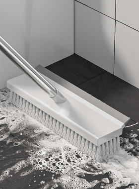 The parents brushed the toilet tiles with a hard-fought floo